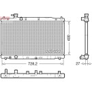 Denso | Kühler, Motorkühlung DRM40050