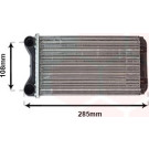 VAN WEZEL Wärmetauscher, Innenraumheizung 03006223