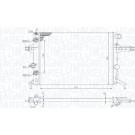 MAGNETI MARELLI Kühler, Motorkühlung 350213192800