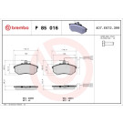 BREMBO Bremsklötze VA | AUDI 80, 90, 100, 200, Coupe 80-96 | P 85 016