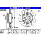 Bremsscheibe | 24.0124-0231.2