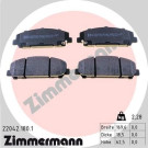 ZIMMERMANN Bremsbelagsatz, Scheibenbremse | 22042.180.1