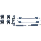 391-0827 Montagesatz f.Bremsbacken | NISSAN Micra,Note,REN Clio,Modus 03 | 105-0827
