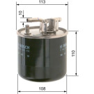 Kraftstofffilter | AUDI A8 quattro | 0 450 906 458