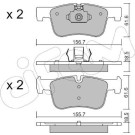 Bremsklötze VA | BMW F20,F30 10 | 822-960-0