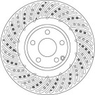 15 481 181 Bremsscheibe VA | MERCEDES SLK 11 | DF6674S
