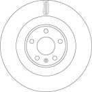 Bremsscheibe | AUDI A6,A7,A8,Q7,Q8,VW 15 | DF6750S