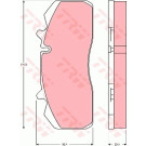 Bremsbelagsatz Saf P. Skrb/Skrs/Skrz O - Anhänger | GDB5083
