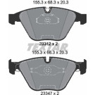 Bremsbelagsatz Bmw S. 1/3 Coupe 3.0-4.4 07-13 | 2331207