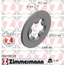 ZIMMERMANN Bremsscheibe | 250.1381.20