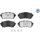 BREMSBELAGSATZ, SCHEIBENBREMSE | 0252572516/PD