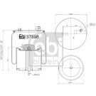 FEBI BILSTEIN Luftfeder | 37898