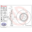 76 481 024 Bremsscheibe VA | VOLVO XC90 02 | 09.9848.11