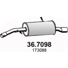 Endschalldämpfer PEUGEOT 207,208 06 36.7098