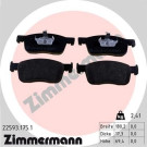 ZIMMERMANN Bremsbelagsatz, Scheibenbremse | 22593.175.1