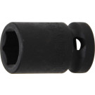 BGS Kraft-Steckschlüssel-Einsatz Sechskant | Antrieb Innenvierkant 12,5 mm (1/2"""") | SW 15 mm | 5215