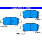 Bremsbelagsatz Toyota P. Yaris 1,0-1,3/1,4 D-4D 99-04 | 13.0460-5811.2