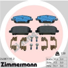 ZIMMERMANN Bremsbeläge
