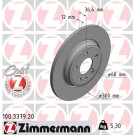 ZIMMERMANN Bremsscheibe | 100.3379.20