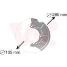 VAN WEZEL Spritzblech, Bremsscheibe | 5888371