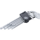 BGS Winkelschlüssel-Satz lang T-Profil (für Torx) T10 - T50 9-tlg BGS Do it yourself 816