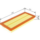 Luftfilter | CITROEN,FIAT,PEUGEOT | F 026 400 382