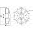 VALEO Bremstrommel 237016