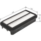 Luftfilter | TOYOTA Starlet | 1457433957