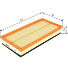 Luftfilter | AUDI,SEAT,SKODA,VW | 1457433081