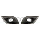 GRILLSATZ UNTEN L+R +NSW SCHWARZ/CHROM | RENAULT CLIO IV 9,16-5,19 | 5253,418,1