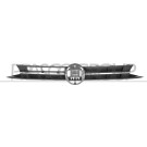 KÜHLERGRILL SCHWARZ/CHROM | VW POLO (-GTI) 6,17-6,21 | 951510
