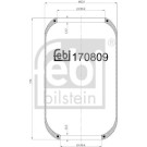 FEBI BILSTEIN Luftfeder | 170809