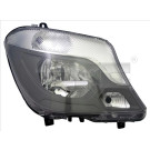 Scheinwerfer R H7/H7 +MOT +TGFL CHROM/GRAU | MERCEDES SPRINTER 9,13-1,18 | 3988,507,3