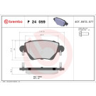 BREMBO Bremsklötze HA | FORD Mondeo 00-07 | P 24 059