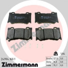 ZIMMERMANN Bremsbelagsatz, Scheibenbremse | 24994.160.1