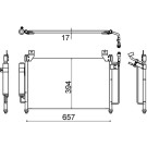 Kondensator, Klimaanlage BEHR AC 642 000S