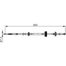 Handbremsseil | BMW X5, X6 06-18 | 1987482793