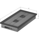 MAHLE Luftfilter | LX 1643