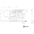 FEBI BILSTEIN Bremsbelagsatz, Scheibenbremse | 180622