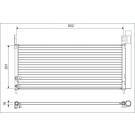 VALEO Klimaanlagenkühler 822640
