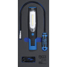 BGS Werkstattwageneinlage 1/3: Handlampe und Magnetheberlampe | 3-tlg | 4146