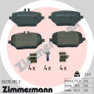 ZIMMERMANN Bremsbelagsatz, Scheibenbremse | 26215.185.2