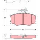 Bremsklötze HA | ALFA 33 86 | GDB1045