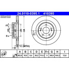 Bremsscheibe | 24.0110-0395.1