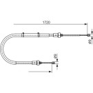 1 987 482 411 Seilzug, Feststellbremse