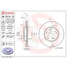 86 481 063 Bremsscheibe VA | HONDA Civic 12 | 09.C312.11