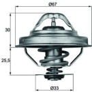 Thermostateinsatz mit Dichtung | BMW E30/E36/E34 316-528i | TX 28 92D