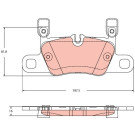Bremsbelagsatz, Scheibenbremse | Diverse | GDB2369