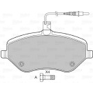 VALEO Bremsbeläge 601072