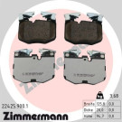ZIMMERMANN Bremsbelagsatz, Scheibenbremse